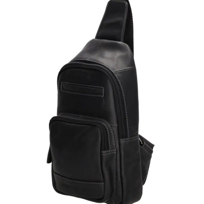 Hide & Stitches Japura Slingbag black