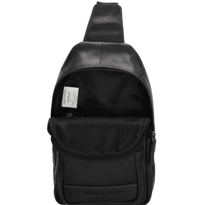 Hide & Stitches Japura Slingbag black