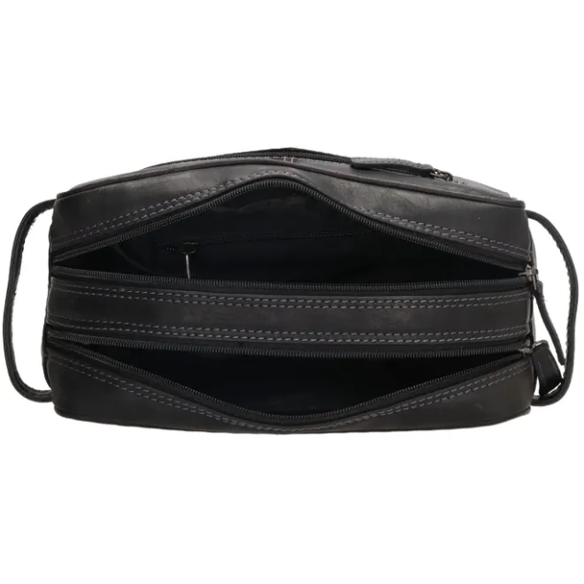 Outlet Hide & Stitches Japura Toiletbag black