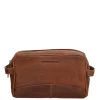 Clearance Hide & Stitches Japura Toiletbag cognac