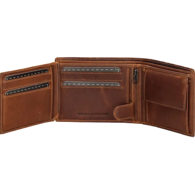 New Hide & Stitches Japura Wallet cognac