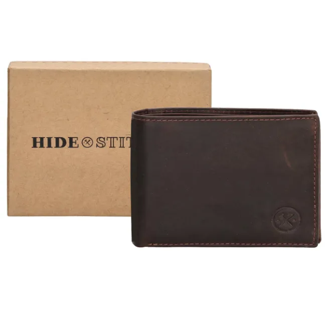 Clearance Hide & Stitches Japura Wallet darkbrown