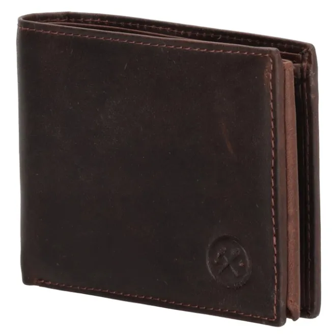 Clearance Hide & Stitches Japura Wallet darkbrown