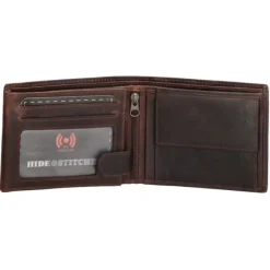 Clearance Hide & Stitches Japura Wallet darkbrown