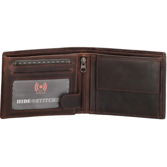 Clearance Hide & Stitches Japura Wallet darkbrown