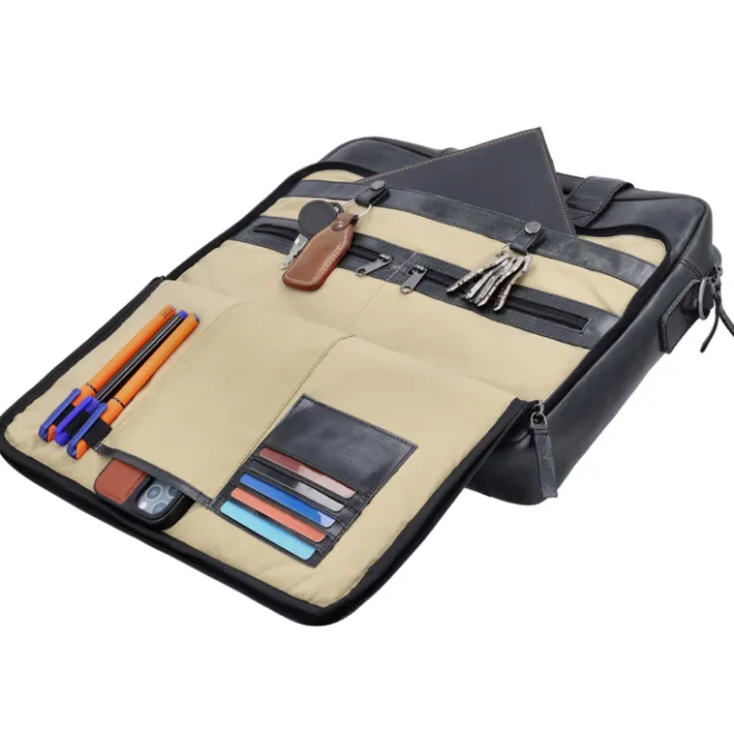 Clearance Hide & Stitches Next Navajo Laptopbag black