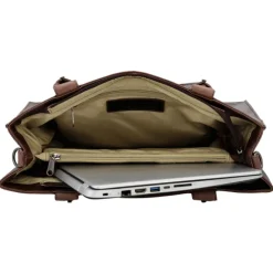Hot Hide & Stitches Next Navajo Laptopbag darkbrown