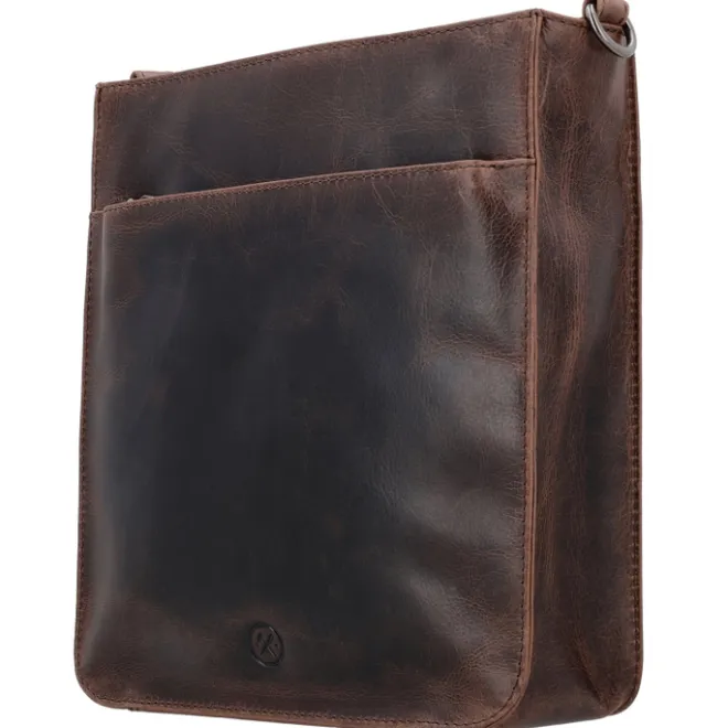 Hot Hide & Stitches Next Navajo Shoulderbag darkbrown