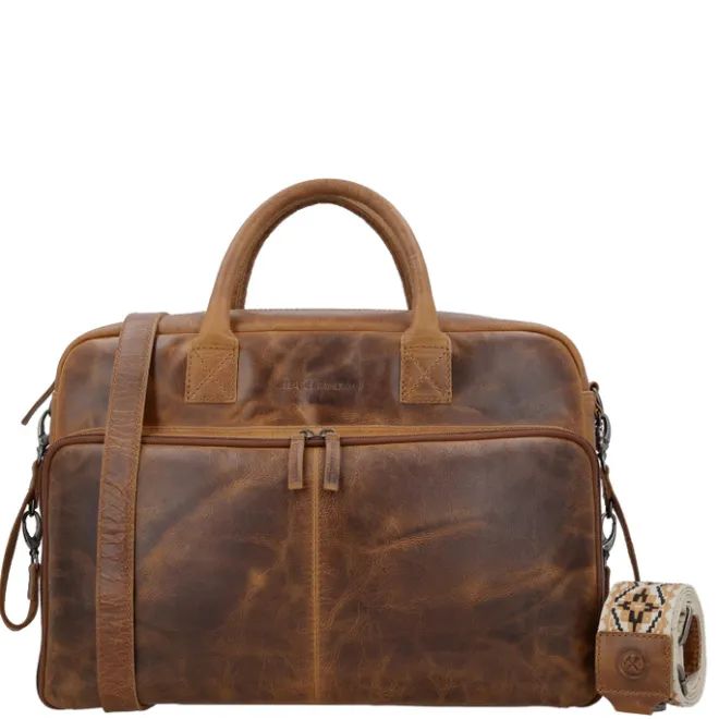 New Hide & Stitches Next Navajo Diaperbag brown