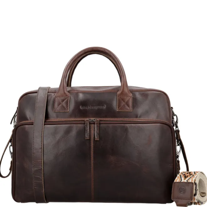 Outlet Hide & Stitches Next Navajo Diaperbag darkbrown