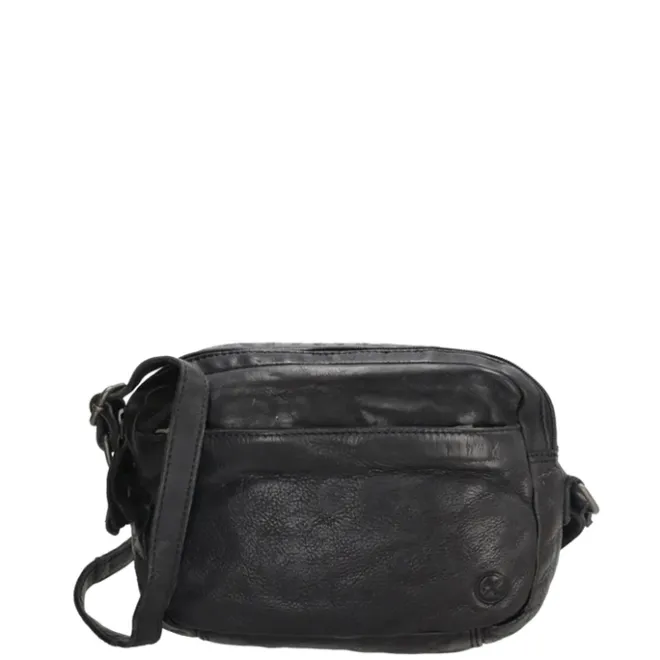 Outlet Hide & Stitches Paint Rock Shoulderbag Small black