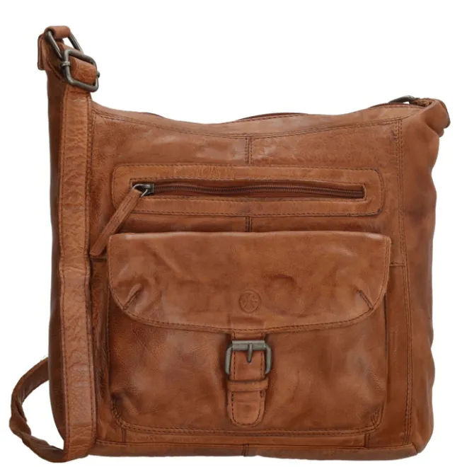 Sale Hide & Stitches Paint Rock Shoulderbag cognac