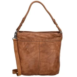 New Hide & Stitches Paint Rock Hobo Shoulderbag cognac