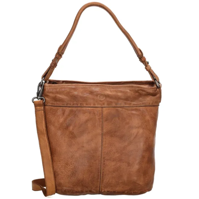 New Hide & Stitches Paint Rock Hobo Shoulderbag cognac