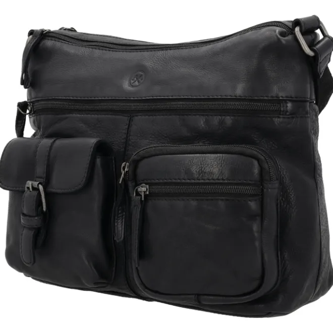 Online Hide & Stitches Paint Rock Shoulderbag black