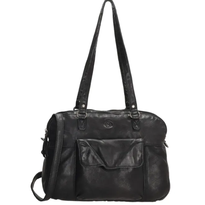 Sale Hide & Stitches Paint Rock Shopper black