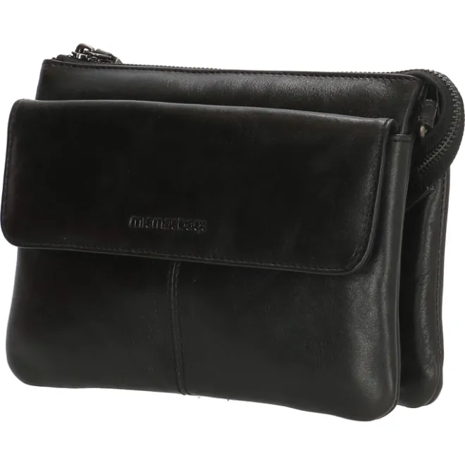 Best Hide & Stitches Porto Crossbody Tas zwart