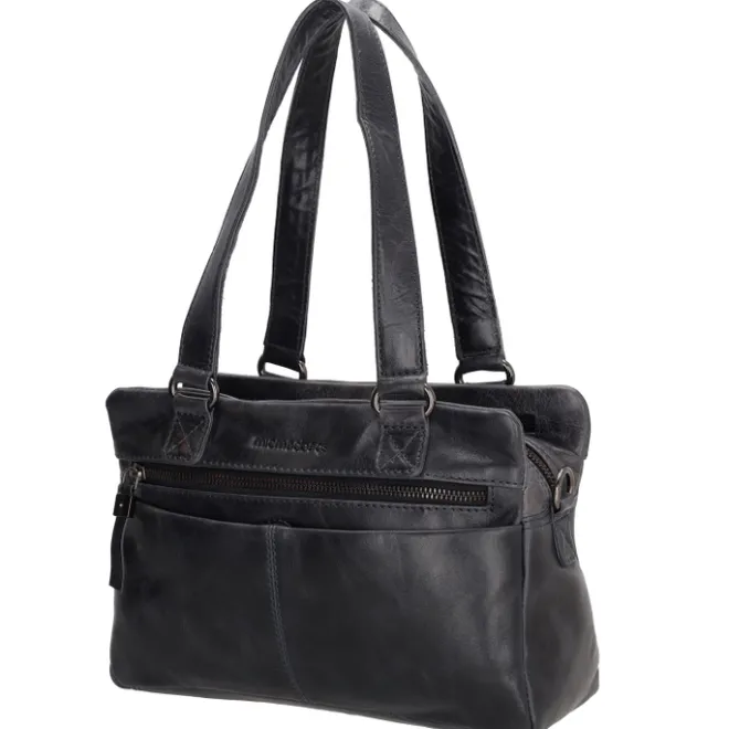 Clearance Hide & Stitches Porto Handtas donker navy
