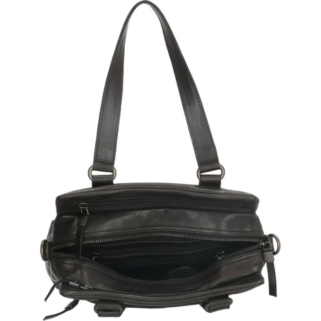 Discount Hide & Stitches Porto Handtas zwart
