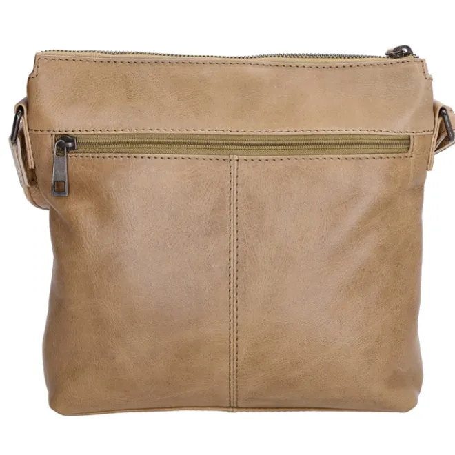 New Hide & Stitches Porto Schoudertas taupe