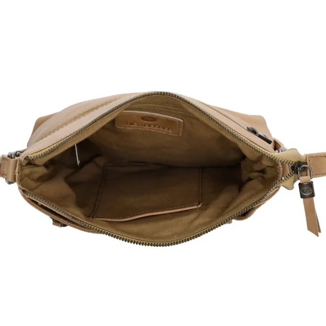 New Hide & Stitches Porto Schoudertas taupe