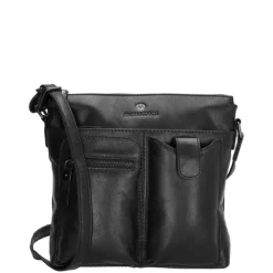 Hot Hide & Stitches Porto Schoudertas zwart
