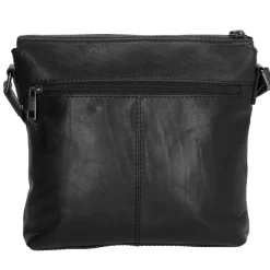 Hot Hide & Stitches Porto Schoudertas zwart