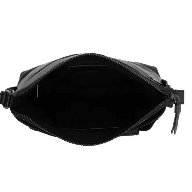 Hot Hide & Stitches Porto Schoudertas zwart