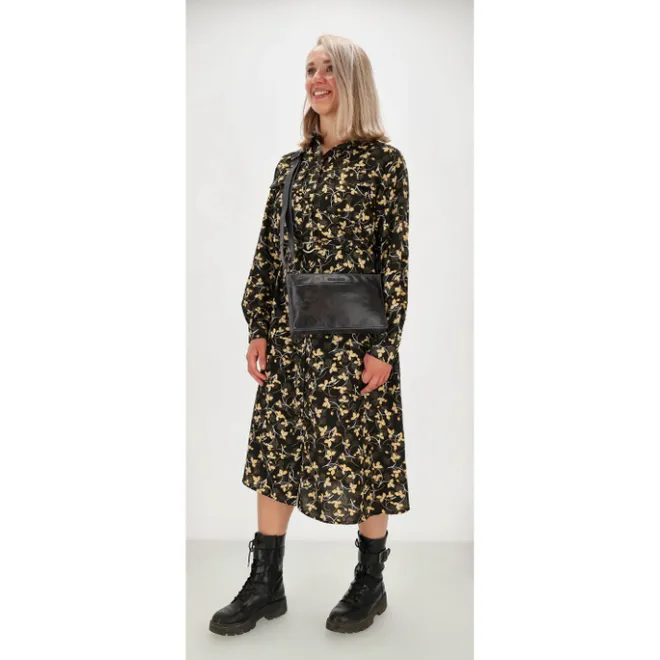 Online Hide & Stitches Porto Schoudertas III donker navy