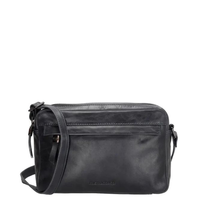 Hide & Stitches Porto Schoudertas II donker navy