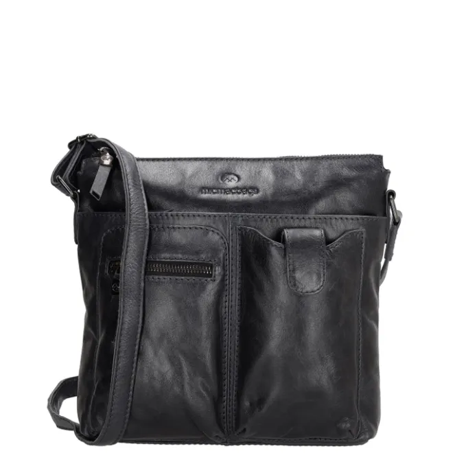 Sale Hide & Stitches Porto Schoudertas donker navy