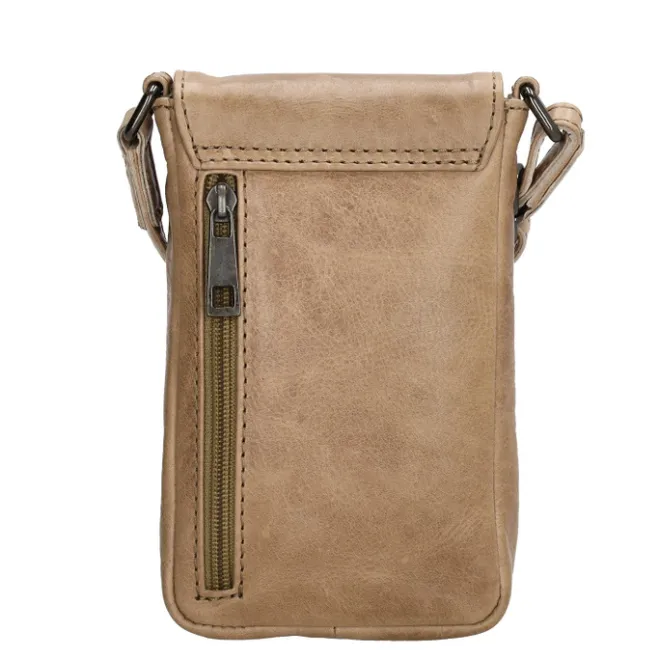 Online Hide & Stitches Porto Telefoontasje taupe
