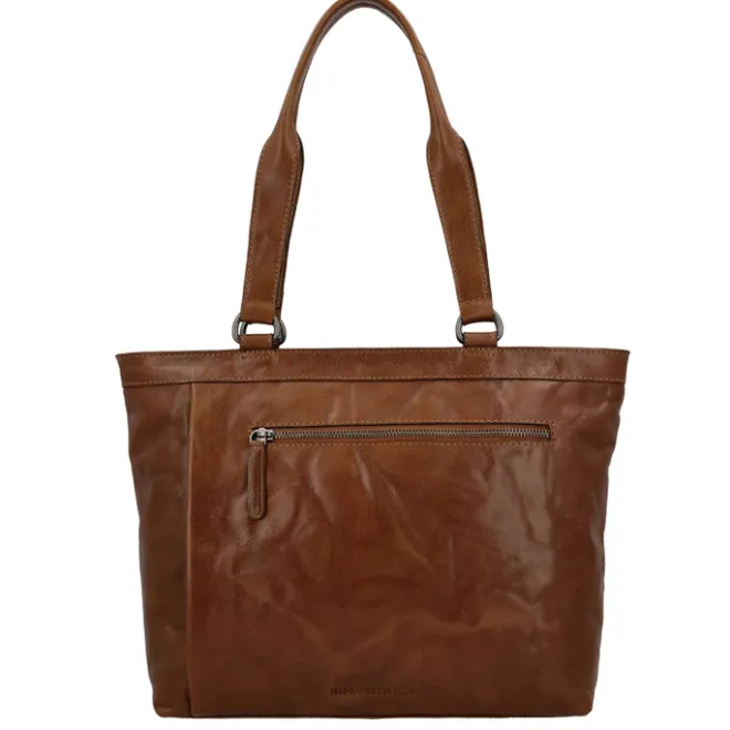 New Hide & Stitches Westland Shopper cognac