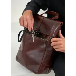 Hot Jost Lund Messenger Backpack brown