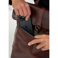 Hot Jost Lund Messenger Backpack brown
