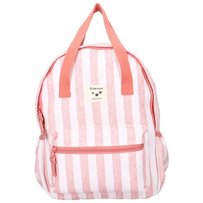 Hot Kidzroom Lille Stripe Frenzy Backpack pink
