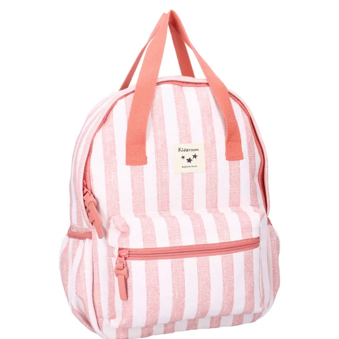 Hot Kidzroom Lille Stripe Frenzy Backpack pink