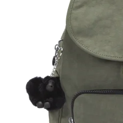 Clearance Kipling City Pack Backpack S green moss