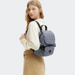 Online Kipling City Pack Mini Backpack holiday waves
