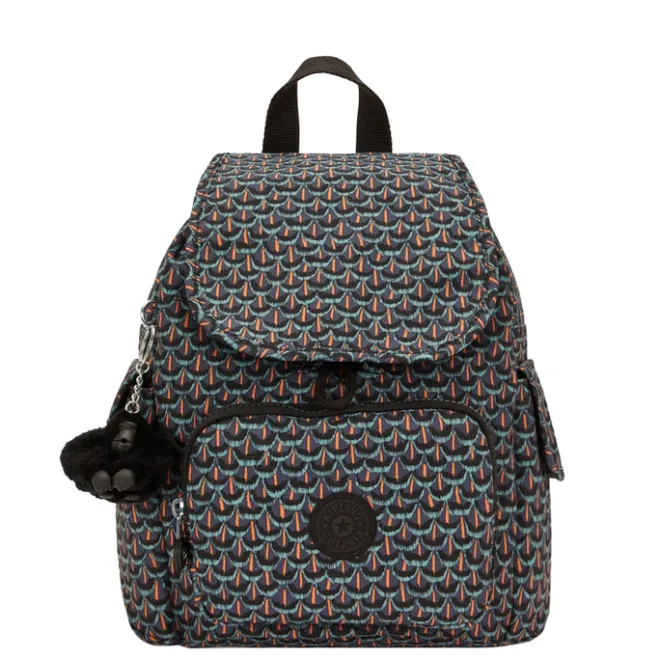 Hot Kipling City Pack Mini prt ac geo feather