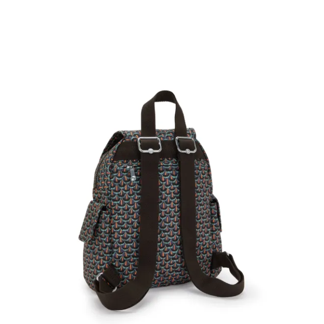 Hot Kipling City Pack Mini prt ac geo feather