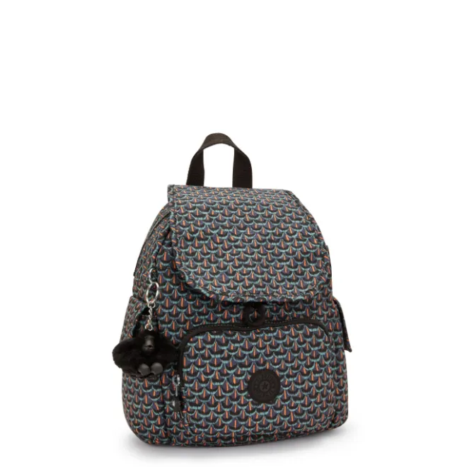 Hot Kipling City Pack Mini prt ac geo feather