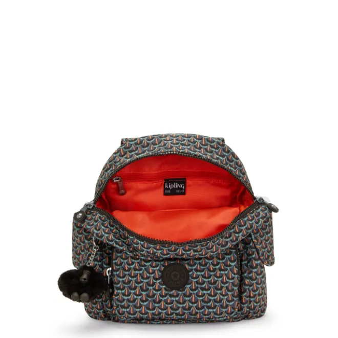 Hot Kipling City Pack Mini prt ac geo feather