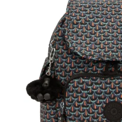 Hot Kipling City Pack Mini prt ac geo feather