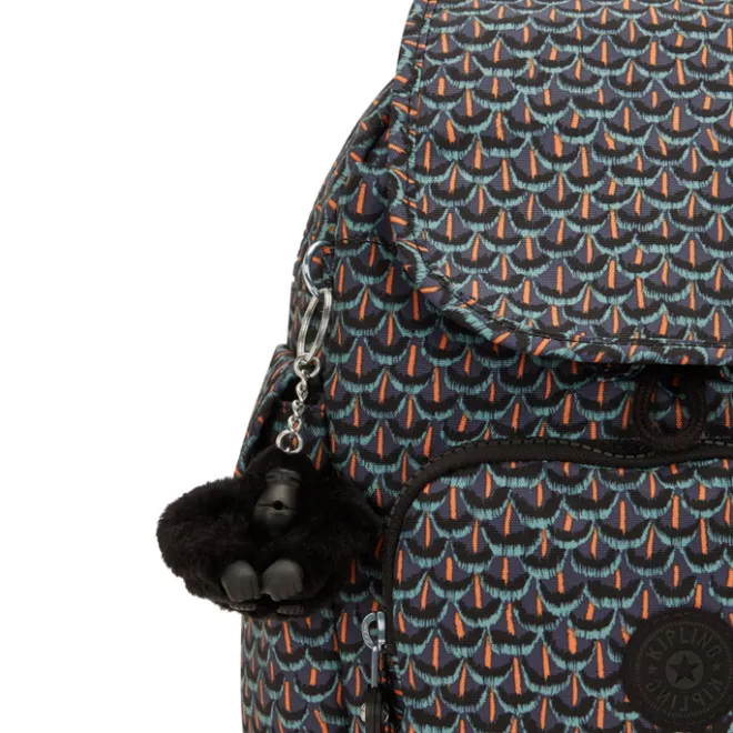 Hot Kipling City Pack Mini prt ac geo feather
