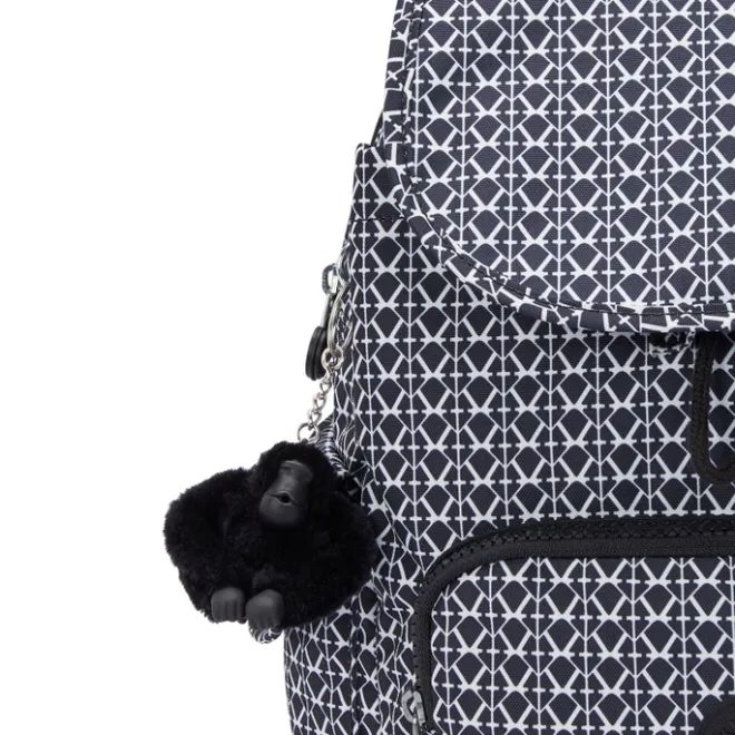 Hot Kipling City Pack S Backpack signature print