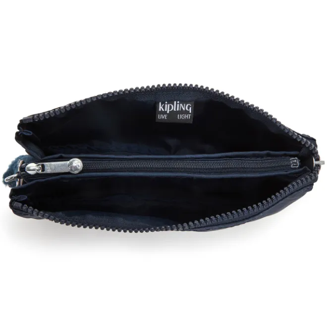 New Kipling Creativity XL Wallet/Clutch blue bleu