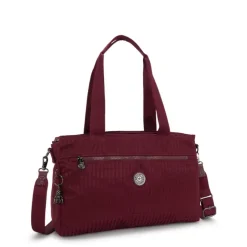 Best Kipling Elysia Work S e jq maroon tile jacquard