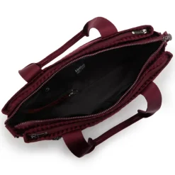 Best Kipling Elysia Work S e jq maroon tile jacquard