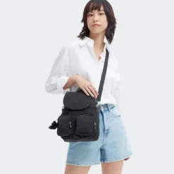 Hot Kipling Firefly Up Backpack black noir